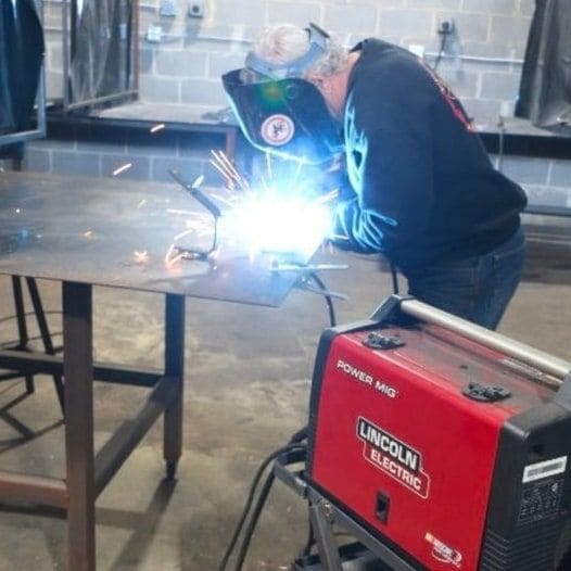 Beginning Welding: Layout Table, a class project